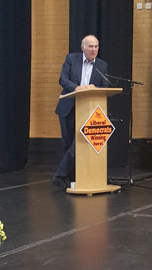 Vince Cable gives Keyword Speech at South Central Regional Conference, Oct 2016